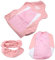 Ieron Pink and White Stretchable Gaming Chair Covers Slipcovers - Universal Computer Chair Cover Game/Racing Chair Slipcover Washable Chair Protect Cover (Only Cover, No Chair)