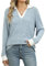 Gemulate Lightweight Jumpers for Women UK V Neck Jumpers for Women UK Long Sleeve Jumpers Plus Size Ladies Jumpers Thin Knit Jumpers for Women UK Light Blue, S