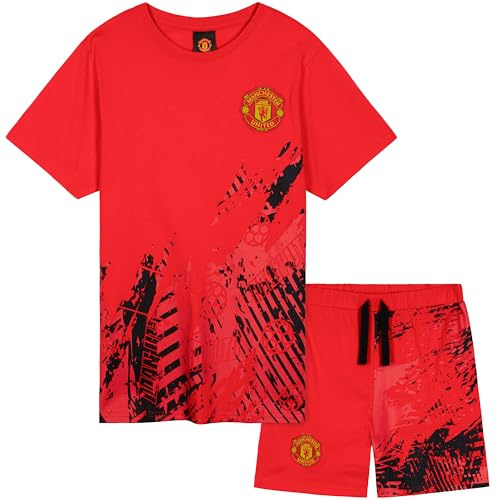 Get Trend Pyjamas for Boys Teens Short Football PJs Set Breathable Nightwear Loungewear Jammies Sleepwear Boys Gifts