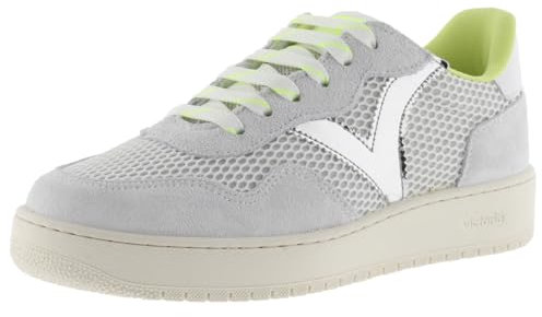 Victoria Madrid Serraje & Rejilla, Zapatillas Unisex Adulto, Gris, 42 EU