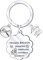 XWXWXW Porte-clés Maison Personnalisé pour Couple comme Cadeaux Original