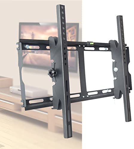 Tilting TV Wall Mount Bracket for 17-72 Inch Flat Screen TVs/Curved TVs, Low Profile TV Wall Mount TV Bracket, VESA Min:50 * 60mm,Max: 600 * 400mm Loads up to 132lbs