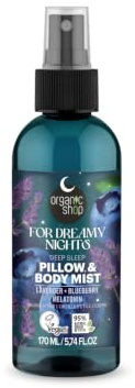 Organic Shop Sleep Deep Sleep Pillow & Body Mist For Dreamy Nights, 170 ml