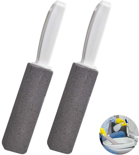 2 Packs Pumice Stone for Toilet, Toilet Pumice Cleaning Stone, Toilet Cleaner Tool Stain Hard Water Ring Remover for Toilet, Pool, Bathroom, Sink, Remover for Tile Bath-tub