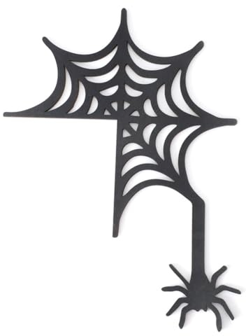 Flaroey Halloween Door Corner Sign Decoration Spider Net Door Corner Decoration Family Door Corner Decoration