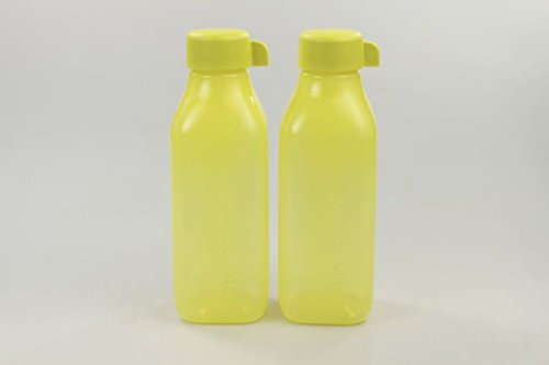 TUPPERWARE Eco 500 ml (2) Quader To Go Trinkflasche Ecoflasche Ökoflasche limette 28914