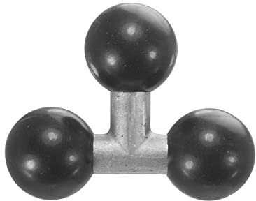iBolt Triple 25mm / 1 inch to 25mm / 1 inch - Three Metal Ball joint Extension Adapter for Industry standard dual ball socket mounting arms