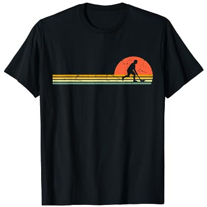 Hallenhockey Retro Vintage Hockeyspieler Feldhockey T-Shirt