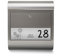 banjado® Briefkasten personalisiert mit graviertem Namensschild in Silber/Briefkasten Edelstahl 38x43x12cm / Briefkasten mit Hausnummer, Namen & Motiv Abstrakte Margeriten/Briefkasten mit Zeitungsfach