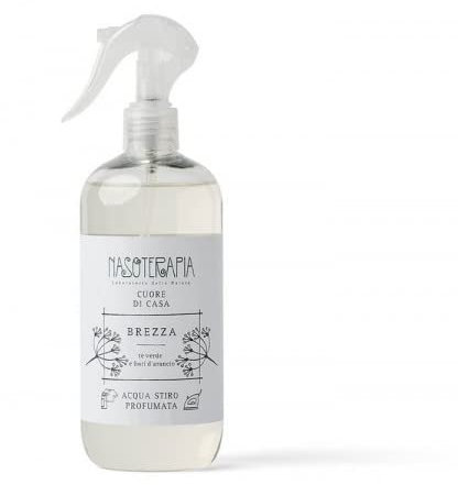NASOTERAPIA CUORE DI CASA - BREZZA ACQUA PROFUMATA Te' Verde Fiori D'Arancio TESSUTI E AMBIENTI, 250ML