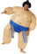 Morph Costumes Sumo Ringer Kostüm Aufblasbar, aufblasbares Kostüm Sumo, Sumoringer Kostüm Aufblasbar für Erwachsene, Einheitsgröße
