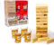 Original DrunkenTower® | Tour Infernale avec Gages | Qualité Premium | 60 Blocs en Bois | 4 Verres à Shot | Jeu à Boire | Apéro | Soirée | House Party | OriginalCup®