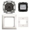 Busch-Jaeger 1098 UJ-914 Komplettset Raumtemperaturregler-Timer Abdeckrahmen 1-fach Timer-Zentralscheibe Alpinweiß Balance SI 2CKA001032A0522