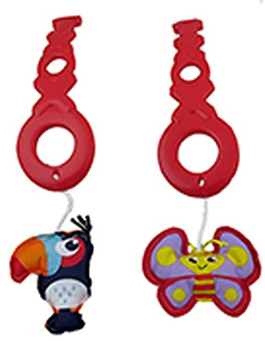 Fisher-Price Animal Activity Jumperoo - FFJ00 ~ Baby Activity Centre ~ Replacement Hanging Toys ~ Toucan and Butterfly