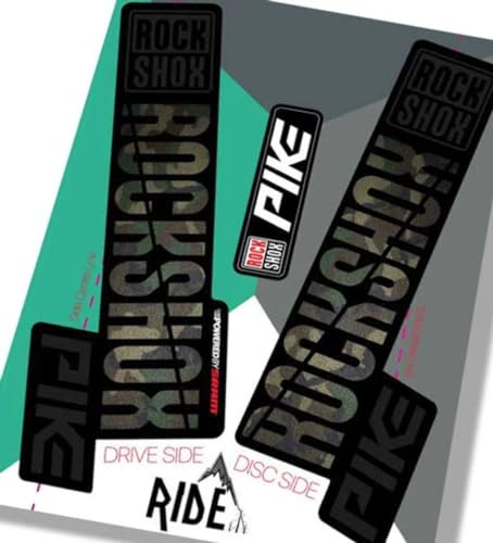 RockShox Pike Stickers/Decals, 2018, Camo Gloss