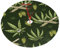 Weihnachtsbaumrock 121,9 cm Plüsch Baummatte Gras Rauch Augäpfel Baum Basis Abdeckung Weihnachtsdekoration Ornamente Xmas Party Dekor für Party Urlaub