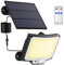 Luce Solare Led Esterno con Sensore di Movimento 3000K Giallo Caldo Luci Solari da Esterno con Telecomando, IP65 Impermeabile LED Lampade Solari da Esterni con Estensore da 5M per Garage[1 Pezzi ]