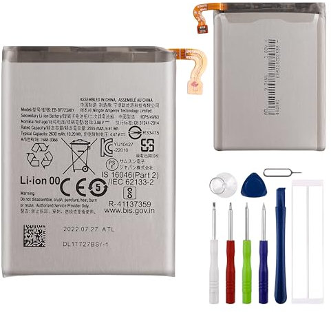 E-yiiviil Mobile Phone Replacement Battery EB-BF723ABY Compatible with Samsung Galaxy Z Flip 4 SM-F721W with Tools