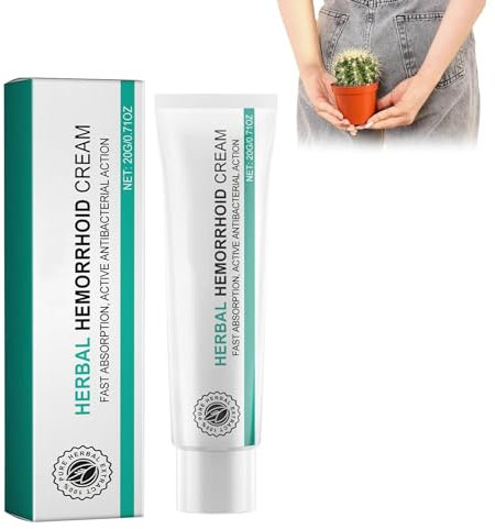 Crème à base de plantes pour hémorroïdes pour homme et femme (1 pièce)