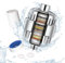 BariSmate Shower Head Filter 20 Stage for Hard Water High Output Shower Water Filter for Removing Fluoride Chlorine Dry Itchy Skin Replaceable Filter Cartridges (One Cartridge)