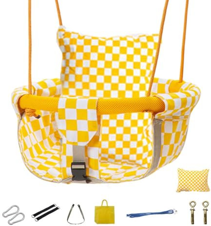 Babyschaukel | Kindersichere Schaukel | Schaukel für Kinder | Schaukel für Kinder | Indoor & Outdoor Schaukel Set für Kinder | Hof Schaukel Zubehör für Park
