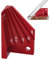 Woodpeckers Bevel Block – Strumento di ricerca angolare in metallo – Goniometro conico in lega di alluminio rosso per cantieri, case, studi