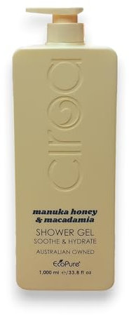 Ciroa | Manuka Honey & Macadamia | Shower Gel | Soothe & Hydrate | Australian Owned | EcoPure | 1000mL