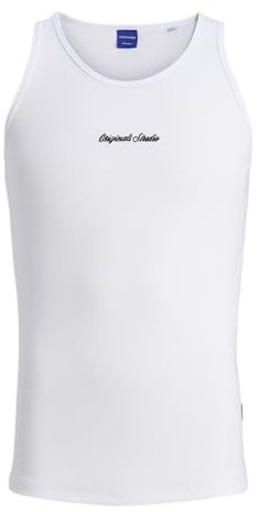 JACK & JONES Men's Jornorrebro Rib Tank Top