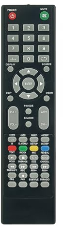 Telecomando Compatibile con MIIA TV MTV-32DLEHDW MTV-32LEFHD MTV-32LEHD | MTV-40DLEFHD MTV-C28DLEHD MTV-D40DLEFHD MTV-K50LEUHD MTV-X320LEHD MTV-24LEFHD