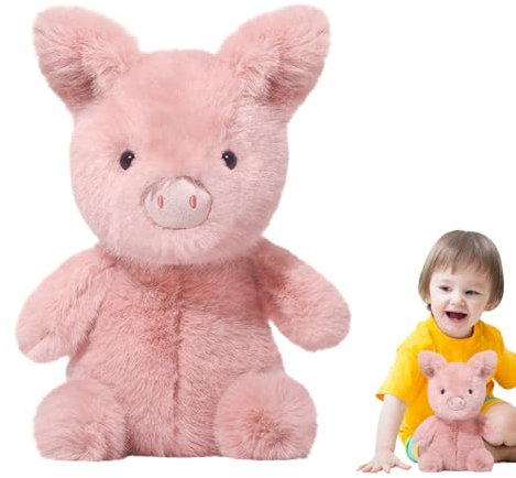 Generisch Plüschpelugini - gepolsterte Stofftiere, süße Schweinepuppe | Entspannender Begleiter, um ins Bett zu gehen, umarme Figur für Frauen, Mädchen, Schwestern, Klassenkameraden