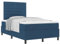vidaXL Boxspringbett mit Matratze hellgrau Stoff 80 x 200 cm modernes gepolstertes Gestell für Schlafzimmer Elegantes Design verstellbare Beine einzelnes zeitgenössisches Möbel schlanke Holzkomfort
