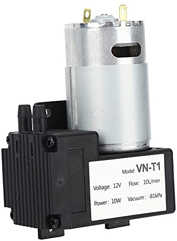 Haofy Mini DC Vacuum Pump, 12V 10W, Low Noise Electric Negative Pressure Pump for Aquariums, Devices (DC12V)