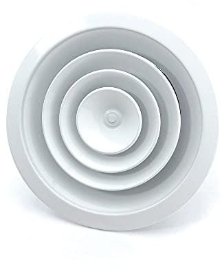 Difusor circular con regulacion blanco