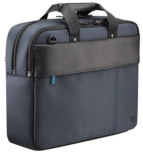 mobilis Executive 3 14 Koffer schwarz, blau – Taschen von Laptops (Koffer, 35,6 cm (14), Gurt Schulter, 615 G, schwarz, blau)