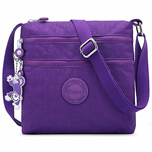Foino Umhängetasche Damen Schultertasche Mode Kuriertasche Vintage Handtasche Lässige Taschen Reisetasche Leicht Strandtasche Sporttasche für Mädchen Büchertasche Design Messenger Bag