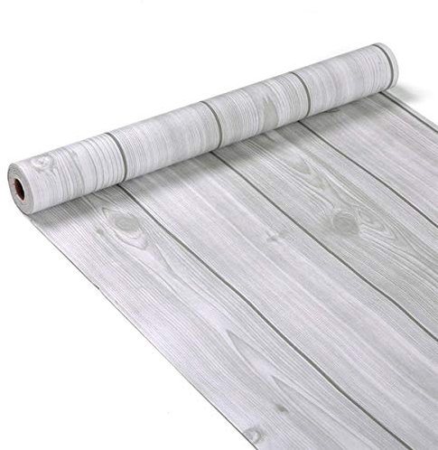 Papier de contact de grain de papier décoratif de doublure auto-adhésive de papier peint de revêtement de papier peint pour les étagères de porte de comptoir de tiroir d'armoire de cuisine 45 x 200cm