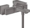 hansgrohe Wannenarmatur Metropol, Aufputz Einhebel-Wannenmischer, Brushed Black Chrome