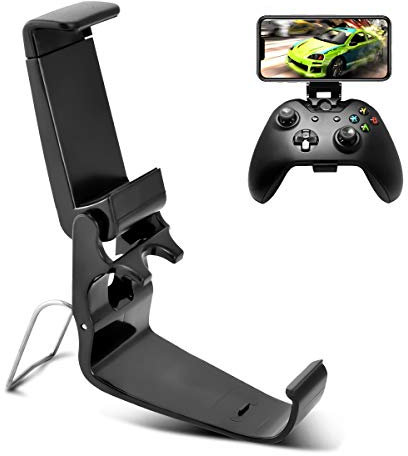 DLseego Kompatibel mit Xbox One Controller Phone Mount Clip, faltbare Telefonhalterung für einen Spiele-Controller, Mobile Spiel-Rückenlehne für Xbox One S/X, kabelloser Controller XL