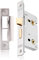 XFORT® Polished Chrome Bathroom Lock 65mm for Internal Wooden Doors, Mortice Door Lock for Bathroom, Door Latch Mechanism and Thumbturn Locking Door Security, CE Approved and Fire Rated Protection.