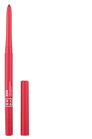 3INA MAKEUP - The Automatic Lip Pencil 334 - Leuchtendes Rosa Lippenkonturenstift Wasserfest - Lipliner für Vollere Lippen - Automatischer Lippenkonturenstift - Vegan - Cruelty Free