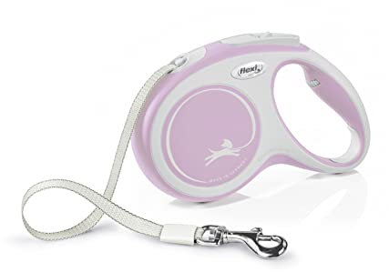 flexi® Comfort M Gurt 5 m rosa, Roll-Leine für Hunde bis 25 kg
