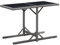 vidaXL Gartentisch Witterungsbeständig Terrassentisch Balkontisch Esstisch Gartenmöbel Tisch Bistrotisch Anthrazit 110x53x72cm Glas Poly Rattan