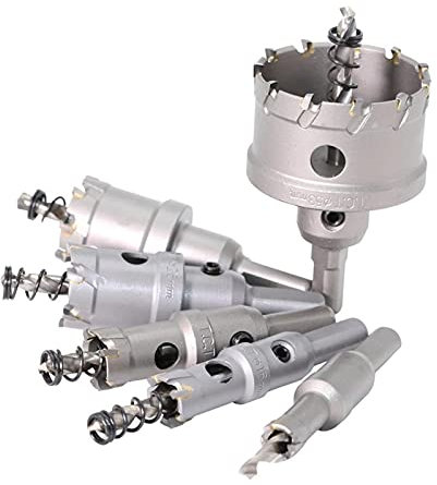 SYHML-SHOP 1 Stück Hartmetall-Lochschneider Metall-Lochsäge 12-150mm Hartmetall-Spitze HM-Bohrer Lochsäge Für Edelstahlblech Für Dickes Metall, Tiefschnitt-Lochsäge (Hole Diameter : 78mm)