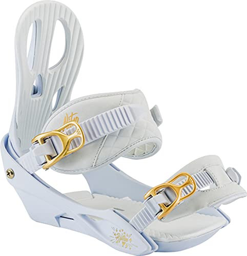 Nitro Damen Rythm '22 All Mountain günsitge Bindung Snowboardbindung, White Gold, S