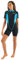 Seac Women's Look Lady Neoprenshorty zum Schnorcheln, Tauchen und für Wasseraktivitäten für Kinder, 2,5 mm Neopren, schwarz/hellblau, XXL