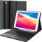 Earto Clavier iPad 9eme Generation, Smart Touchpad iPad 10.2 Clavier, Détachable sans Fil Clavier avec Porte-Crayon iPad Air 3/iPad Pro 10.5, Noir
