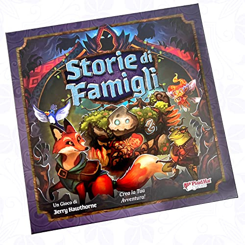 Asmodee - Familiengeschichten – Tischspiel mit App, 1-4 Spieler, 8+ Jahre, Edition in Italienisch