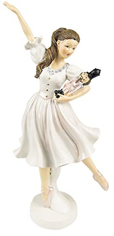Clayre & Eef Ballerina Bianca con Schiaccianoci Art 6PR4818 EF
