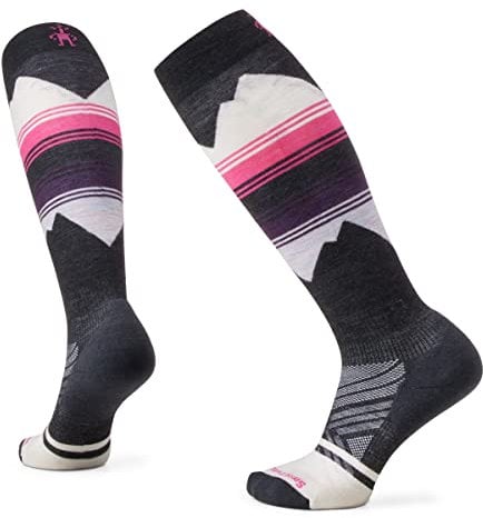 Smartwool Damen Women's Targeted Cushion Pattern OTC Ski-Socken mit gezieltem Kissenmuster, Charcoal, 38