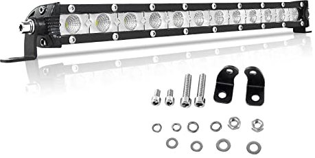 RIGIDON 13 Zoll 33CM 60W Zusatzscheinwerfer 12V 24V Led Scheinwerfer Offroad Beleuchtung Wasserdicht Flutlicht Led Arbeitsscheinwerfer Bar für Auto SUV UTV ATV LKW Fahrzeuge Rückfahrscheinwerfer